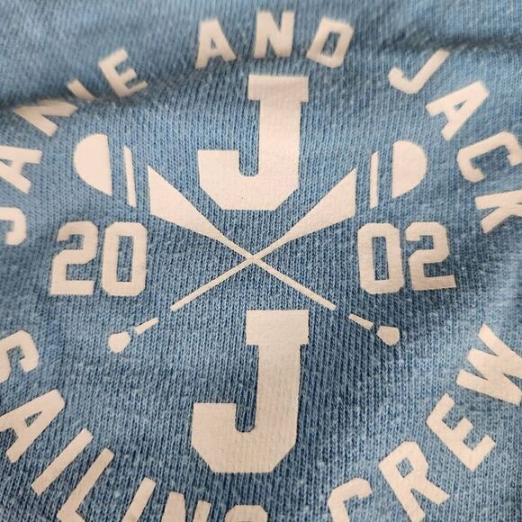 Janie & Jack sailing crew light blue crewneck sweatshirt kids unisex 4 year 2002 - Picture 2 of 6
